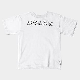 Cute panda Kids T-Shirt